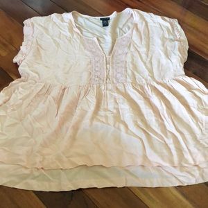 Torrid Blush Peplum Top